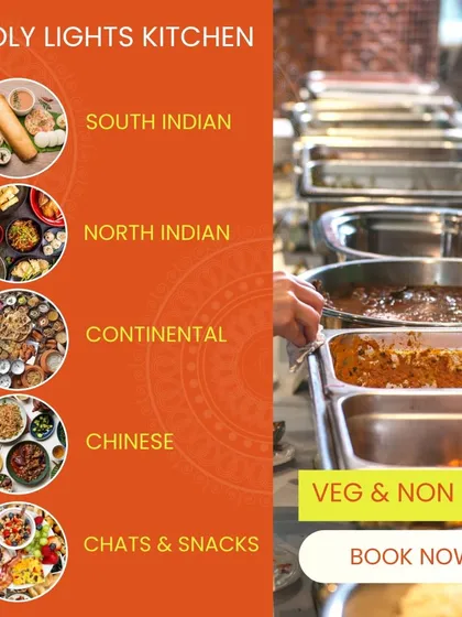 Our professional catering services extend to a multi-cuisine menu, including South Indian, North Indian, Chinese, and Continental dishes. We provide complete buffet setups for events, with both vegetarian and non-vegetarian options available.