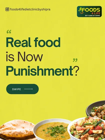 When did our simple, wholesome sabzi-roti become a "punishment" while processed foods became the norm? I believe it's time to unlearn the marketing noise and come back home to real, nourishing food.