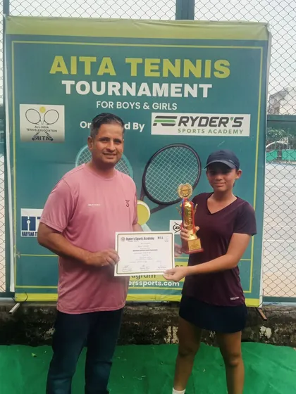 Continuing the winning streak. This player's dedication is an example for everyone at the academy.