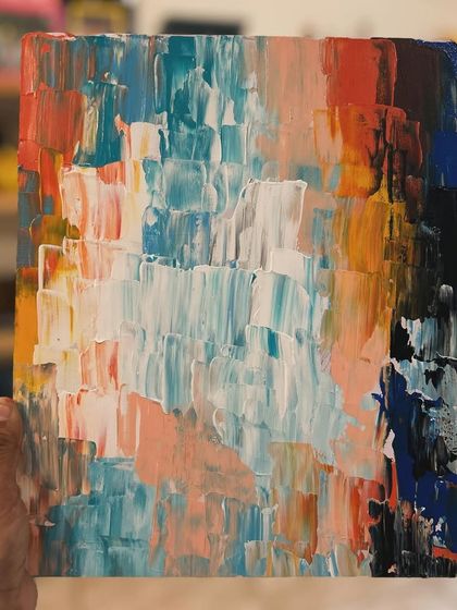 Rimjhim - Commissioned Art & Decor Textured & 3D Canvas Art photo 14