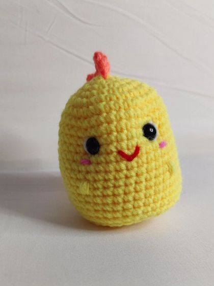 My tiny dino keychains are a handful of cuteness. They come in four different colors: blue, yellow, green, and grey.