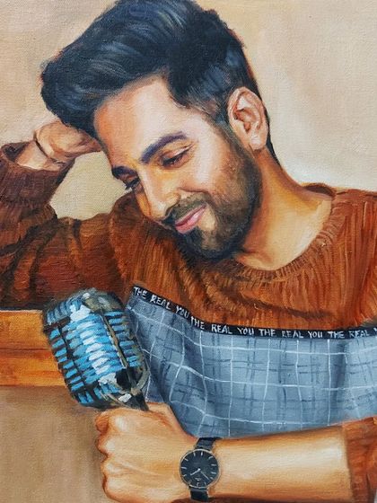A portrait of the multi-talented Ayushmann Khurrana.