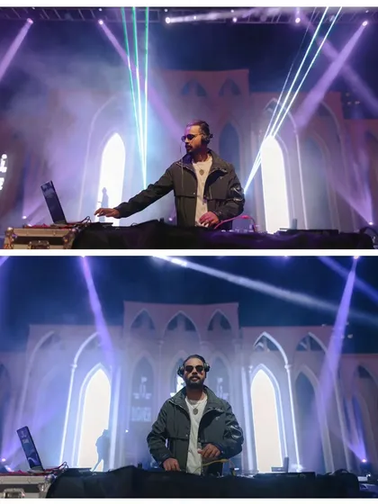 The DJ is key to keeping the party going. I collaborate with renowned DJs like DJ Ganesh, providing them with a state-of-the-art console and stage setup to spin tracks all night long.