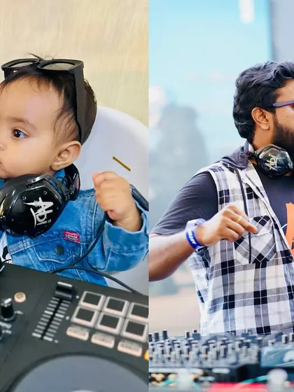 This is my 'why'. On the left is my daughter, my inspiration, and on the right is me, doing what I love. Being a dad has shown me just how precious these celebrations are.