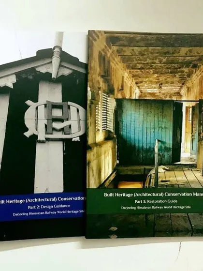 A look at some of our past publications, including the Built Heritage Conservation Manuals for the Darjeeling Himalayan Railway. Creating these practical guides has been a long-standing commitment of our practice.