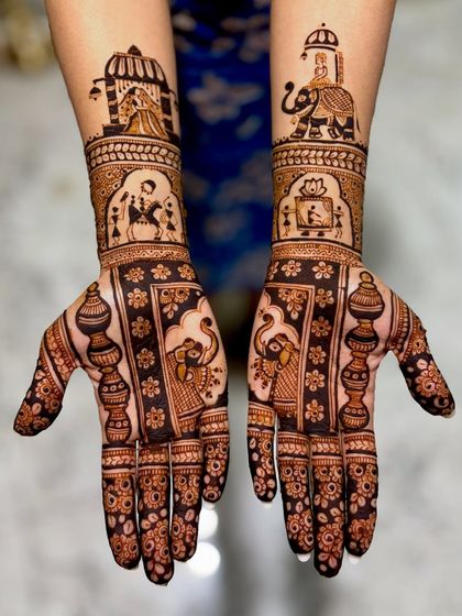 Mitali - Bridal Mehendi Custom Story & Portrait Mehendi photo 51
