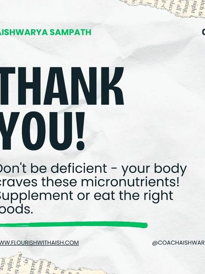 Aishwarya Sampath - Corporate Wellness Programs Food Facts & Myth-Busting photo 24