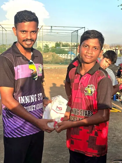 Recognizing the 'Top Scorer' from the runner-up team. It's important to acknowledge individual brilliance and fighting spirit, even when the team result is different.
