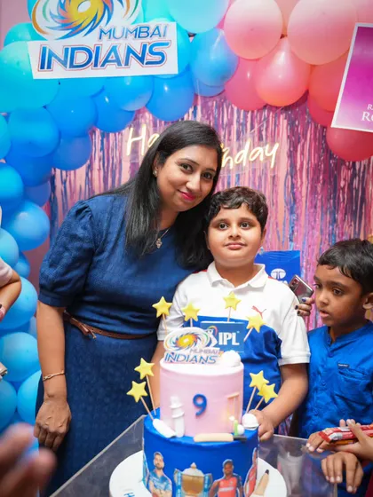 I've hosted Rishaan's birthday for four years now! Capturing these moments with his family is so special to me.