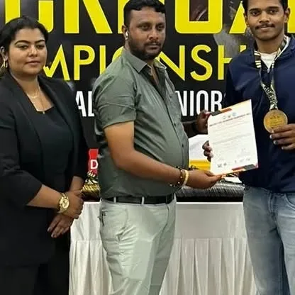 Winning two gold medals at the 3rd State Level Kickboxing Championship. A big thanks to the WAKO Karnataka team for organizing a great event.