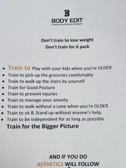 This is my core belief. We don't train for a six-pack; we train for life. We build strength to play with our kids, carry groceries without pain, and stay independent as we grow older. Aesthetics are a happy side effect of being truly healthy and functional.