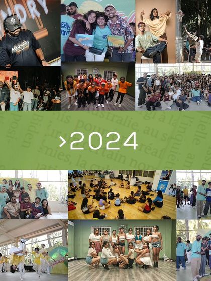 A collage of moments from 2024, celebrating 15 years of our studio. This journey is a testament to the incredible community of students, families, and dancers who have grown with us.