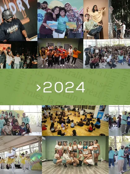 A collage of moments from 2024, celebrating 15 years of our studio. This journey is a testament to the incredible community of students, families, and dancers who have grown with us.