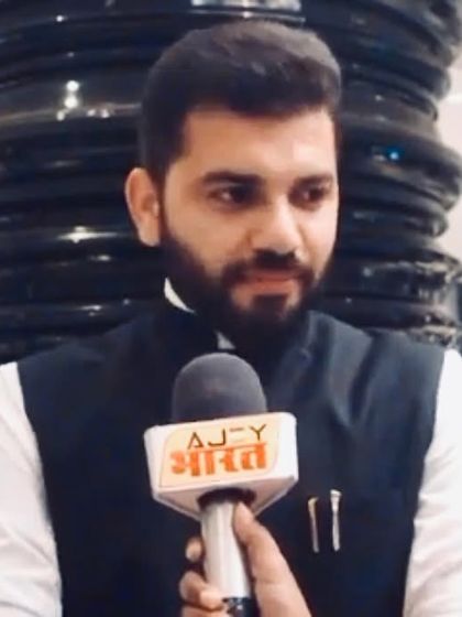 Giving an interview to Aaj Tak Bharat, sharing my legal perspective on a developing story.