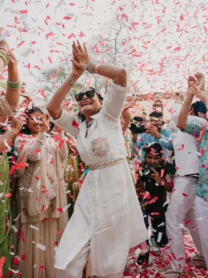 The pure, unadulterated joy of a wedding celebration. I plan events where every single guest feels the festive spirit and becomes a part of the beautiful chaos. 🥂