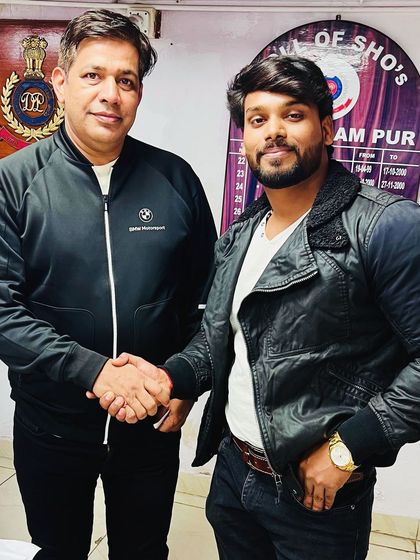 Congratulating a respected officer on his promotion to Assistant Commissioner of Delhi Police. Maintaining these long-term professional relationships is important for my practice.