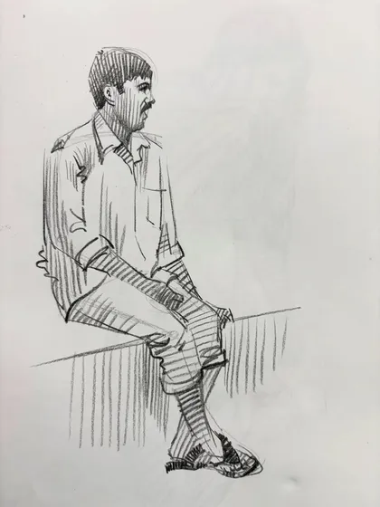 A collection of my figure drawing demonstrations from online classes and practice sessions. Each sketch is an opportunity to study the human form, capturing different poses, gestures, and scenes from daily life.