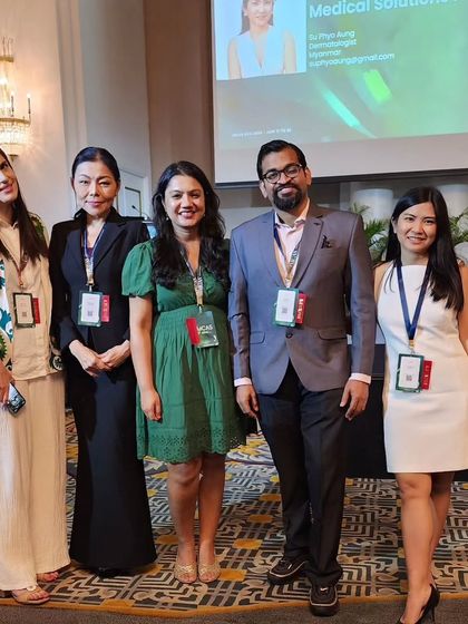 Another group photo with the speakers at the FUEASIA-partnered session at IMCAS.