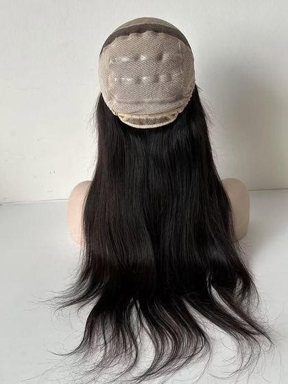 The full view of our wig for chemo patients. It provides complete, natural-looking coverage to help restore confidence during treatment.