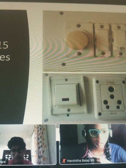 An online class in session, focused on understanding household electrical switches and sockets. We use clear visuals and real world examples to teach important safety and repair basics remotely.