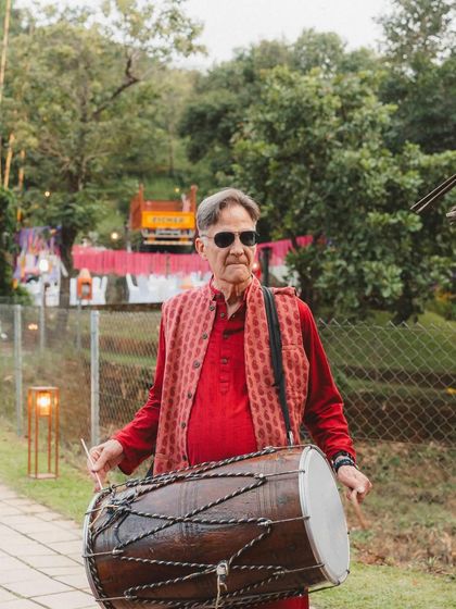 Who says only grooms get a Baraat? We planned a special "Bride's Baraat" for Supreetha, complete with a custom-made royal carriage, so she could have her own grand procession.