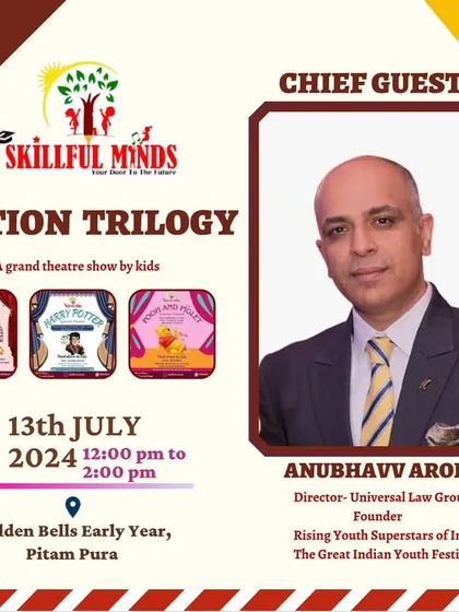 We were honored to have Anubhavv Arora, a director and founder in the youth festival space, as our chief guest for 'Fiction Trilogy'.