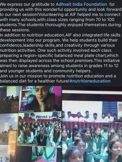 Anaa Nutricare - Corporate & Institutional Wellness University & College Health Talks photo 13