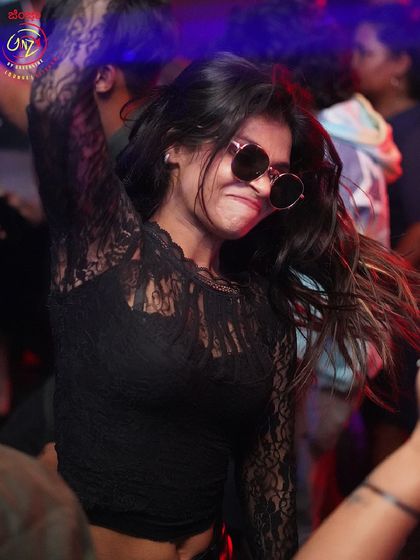 A fun, energetic moment from our Halloween bash.