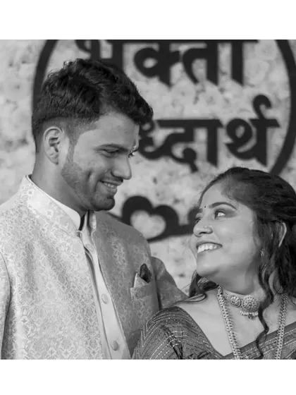 An intimate black and white portrait from an engagement shoot. By removing color, I can focus purely on the emotion and the beautiful connection shared between the couple, making their loving gaze the centerpiece of the photograph.