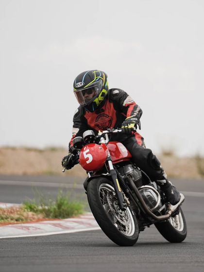 Another shot of a rider living their dream on the track. We provide the platform and coaching for riders to achieve their personal goals, no matter how long they've waited.