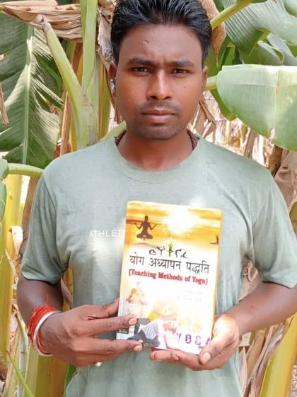 Another one of our ambassadors with the book. My mission is to empower as many people as possible with the tools to teach yoga effectively and authentically.