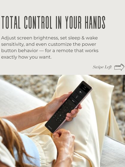 This remote offers total control, allowing you to adjust screen brightness, set sleep and wake sensitivity, and even customize button behavior to work exactly how you want.