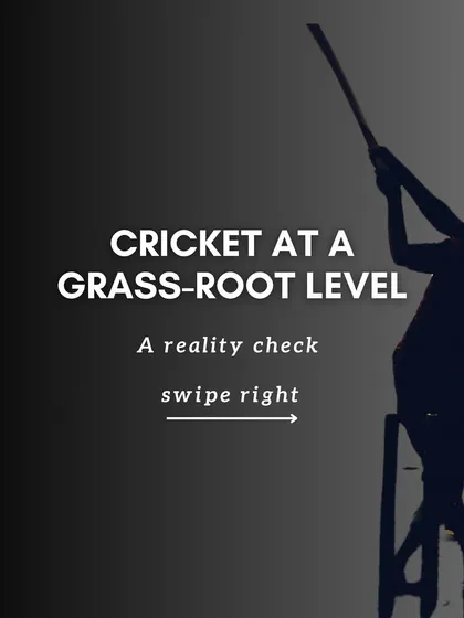 A reality check on cricket at the grassroots level. I believe we need to protect the pure skills of the game and not just chase shortcuts.