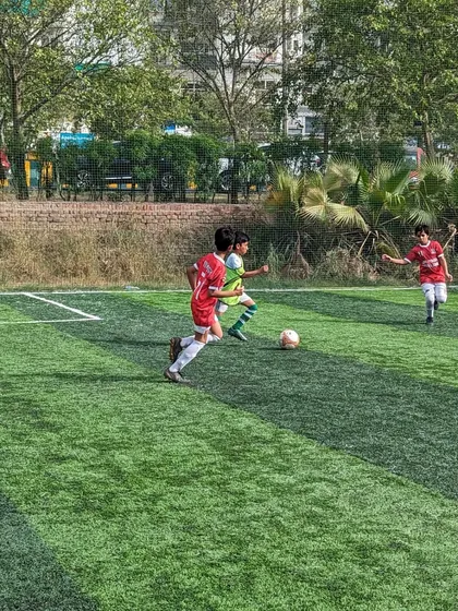 Chasing down a loose ball, our players show relentless energy from the first whistle to the last.