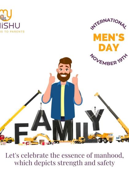 Celebrating International Men's Day and the essence of manhood. A man's strength is best used to build and protect his family, providing a foundation of safety and support.