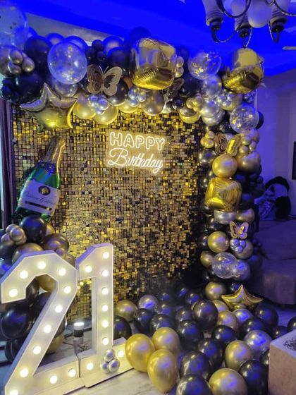 Special Entry - Private Party & Milestone Decoration Elegant Birthday & Anniversary Setups photo 74