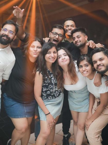 Another great shot of the crew having a blast.