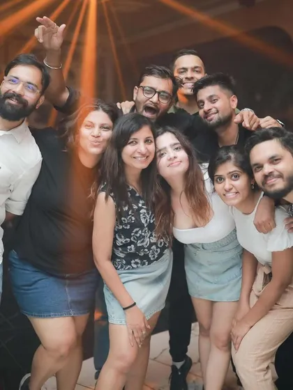 Another great shot of the crew having a blast.