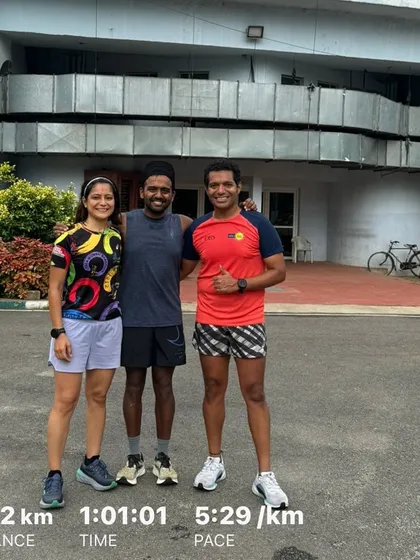 A well-spent Monday morning with my good friends and fellow coaches. We support each other's training, with one runner doing 22km and another 30km, setting the tone for the season ahead.