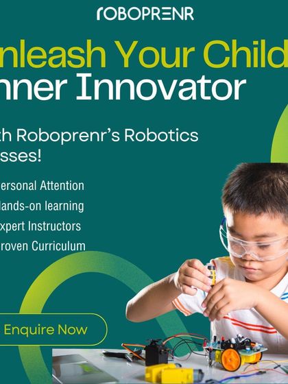 Unleash your child's inner innovator with our robotics classes, featuring personal attention, hands-on learning, expert instructors, and a proven curriculum.