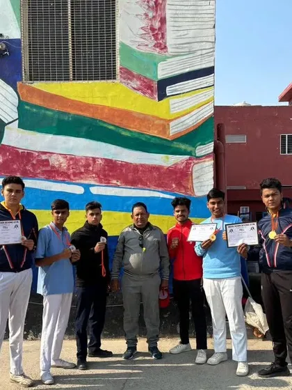 My students with their certificates and medals after a successful outing at the Open Delhi Amateur Boxing Night.