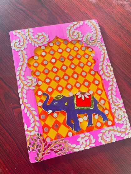 Paint Cafe Studio - Custom Handmade Crafts Traditional Indian Crafts: Lippan & Mirror Art photo 17