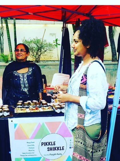 Another shot from an early market day. I've always loved the direct connection with the people who eat my food.