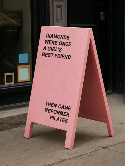 Diamonds were once a girl's best friend. Then came reformer Pilates. The glow is forever.