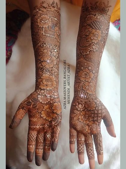 Azra Mehendi - Mehendi Artistry Full Bridal Mehendi photo 74