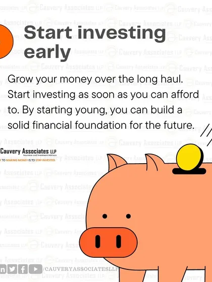 A duplicate visual on starting early. The sooner you plant the tree, the more time it has to grow.