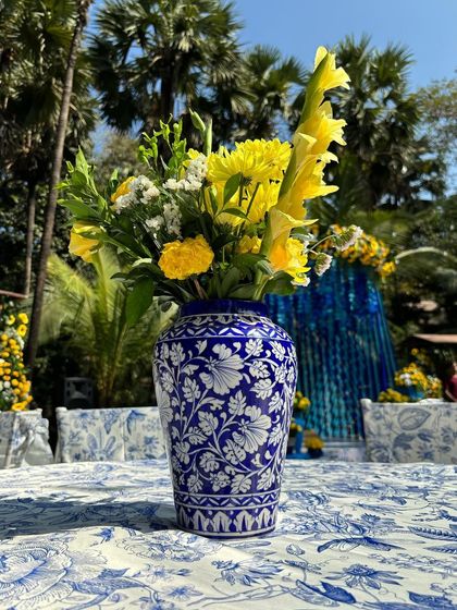 Vibrant Haldi & Mehendi Functions photo 73