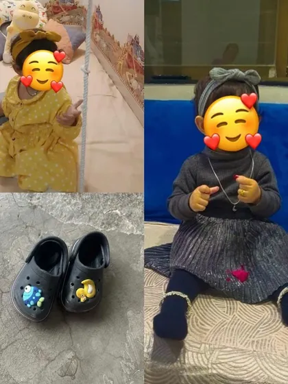 This special project was to recreate a little girl's first birthday outfits on her own mini replica doll. The doll comes with two removable dresses and accessories, making it a beautiful toy and a cherished memory keeper.