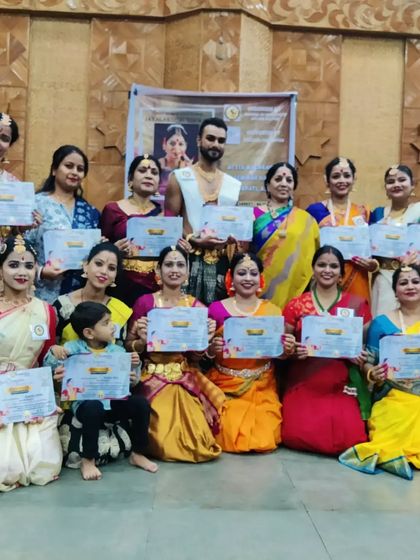 Another happy group of participants from the Guwahati workshop. It was a joy to teach dancers of different ages and skill levels, all united by their love for the art.