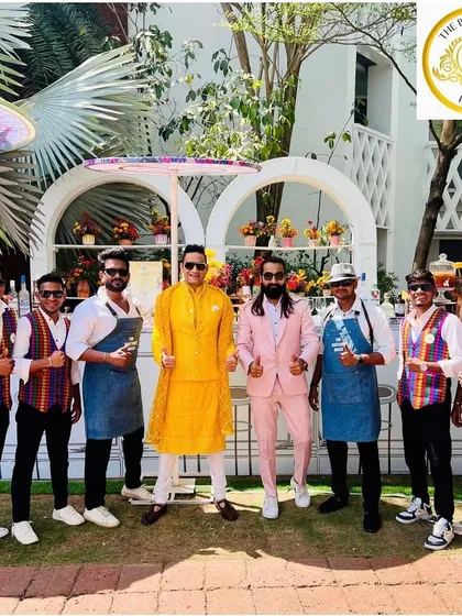 Posing with the groom. We love becoming a part of the family for the day, celebrating alongside you and your loved ones.